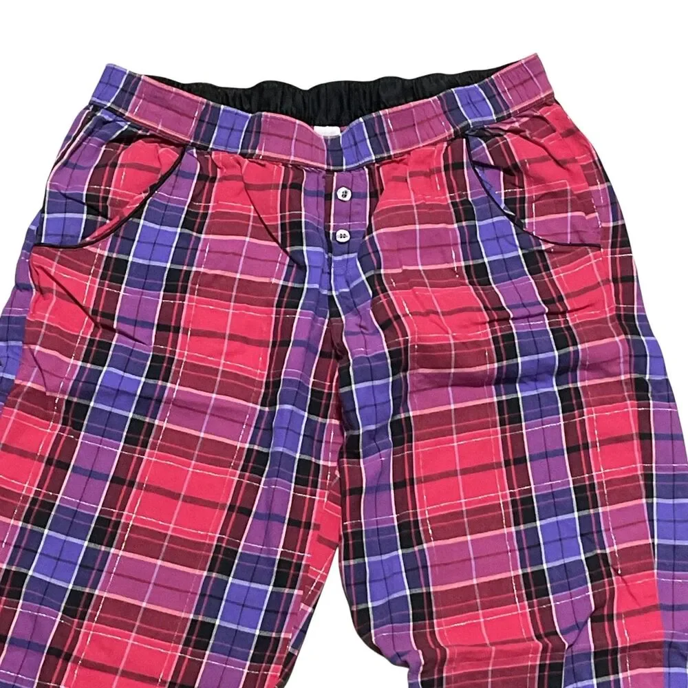 Victoria's Secret Metallic Plaid Lounge Pants XS